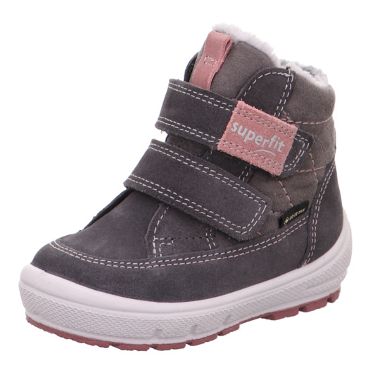 Superfit Infant Girls Boots - Grey suede - 1009314/2010 GROOVY GTX